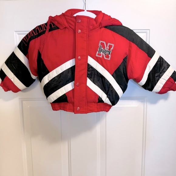Nice Vintage Kids Puffer Mighty-Mac Nebraska Cornhuskers Jacket 3T
